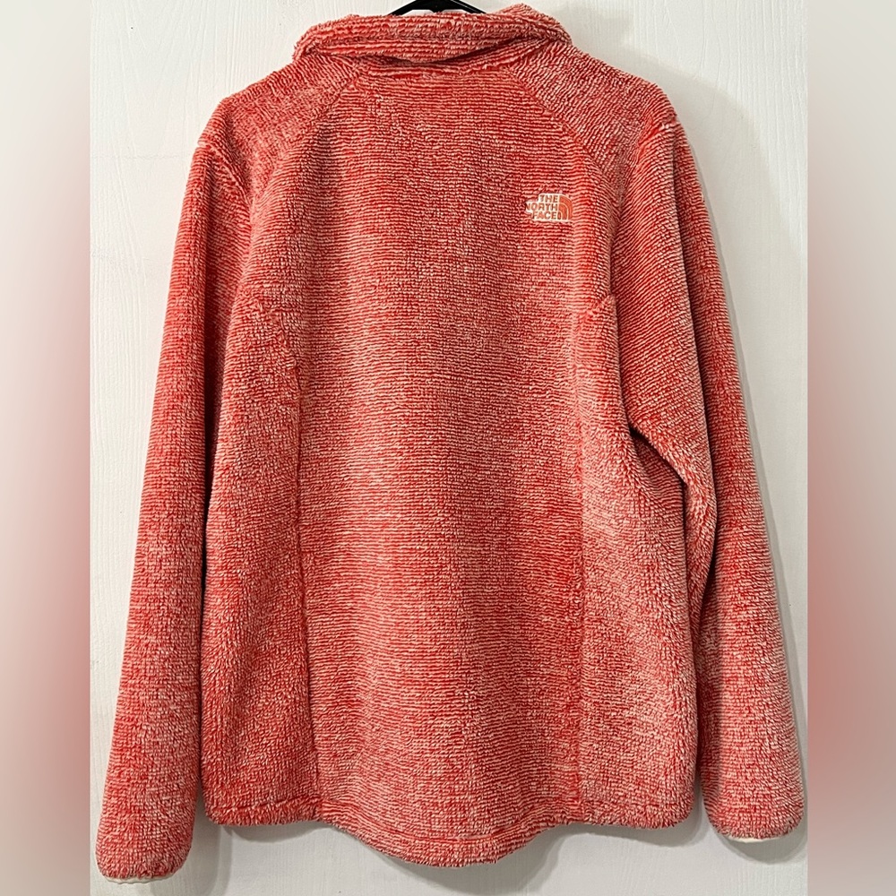 The North Face Osito Striped Fleece Fuzzy Zip Up Jacket Size XL - Picture 12 of 13